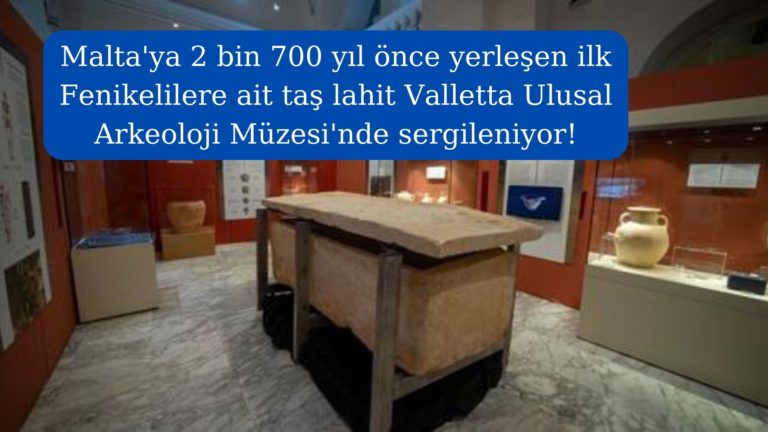 Fenikelilere ait 2 bin 700 yıllık lahit sergileniyor!