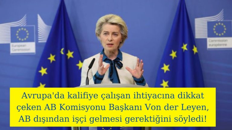 “Avrupa’ya AB dışından işi gelmesi gerekiyor!”