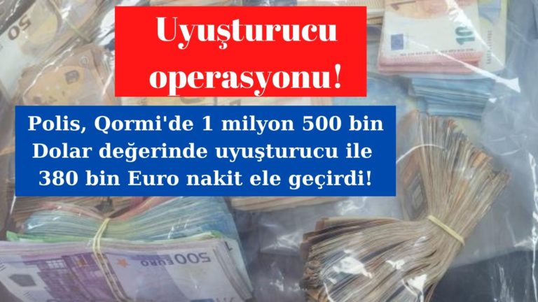 Qormi’de 9 kg uyuşturucu, 380 bin Euro nakit ele geçirildi!
