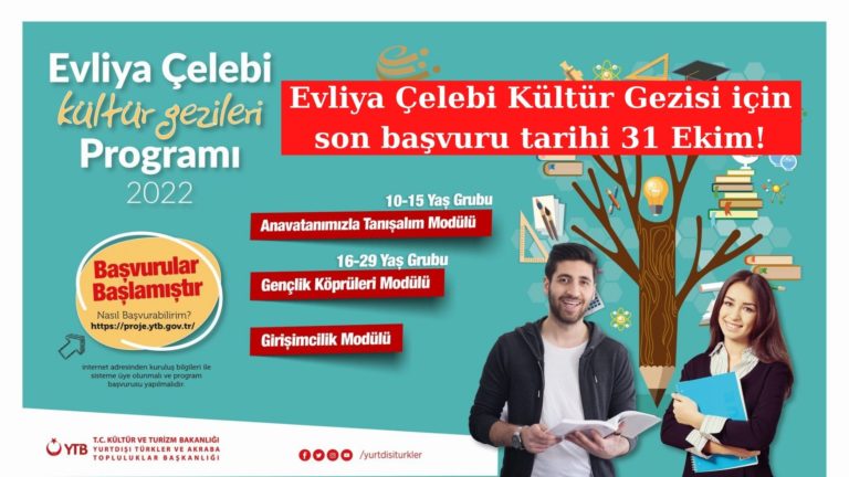 Evliya Çelebi Kültür Gezileri’ne son başvuru tarihi 31 Ekim!