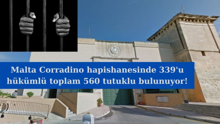Hapishanede bulunan 339 hükümlünün 219’u Maltalı!