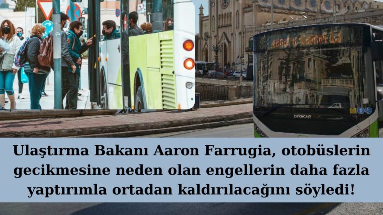 Malta trafiğinde otobüsleri geciktiren engeller kaldırılacak!