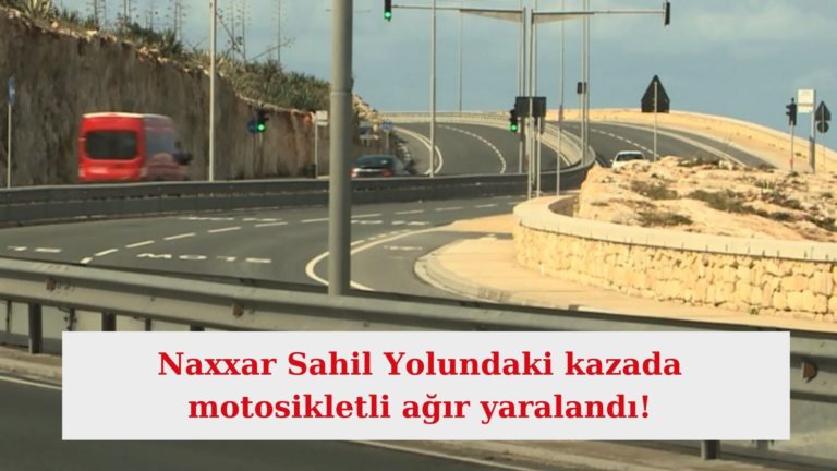 Naxxar’daki kazada motosikletli ağır yaralandı!