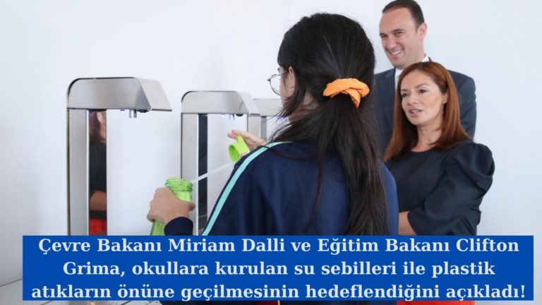 Okullara kurulan su sebilleri 2 milyon plastik atığı engelleyecek!