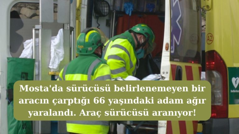 Aracın vurup kaçtığı 66 yaşındaki adam ağır yaralandı!