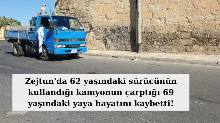 Kamyonun çarptığı 69 yaşındaki yaya hayatını kaybetti!