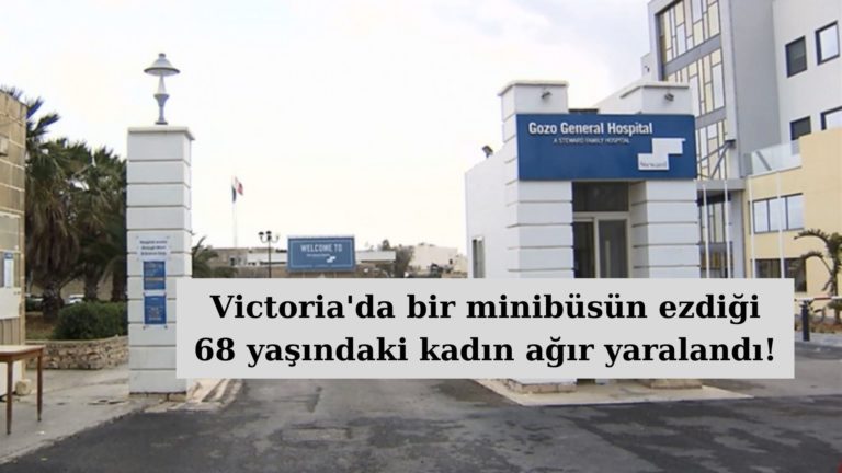 Gozo’da minibüsün ezdiği kadın ağır yaralandı!