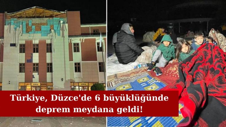 Düzce’de 6 büyüklüğünde deprem: 1’i ağır 35 yaralı var!