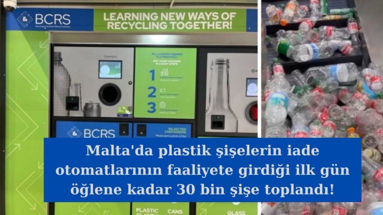 Otomotlarda ilk gün öğlene kadar 30 bin şişe toplandı!