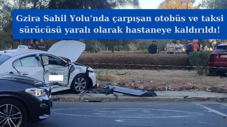 Gzira’da çarpışan iki araç sürücüsü yaralandı!