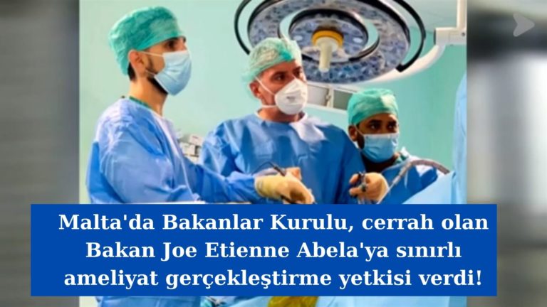 Bakanlar Kurulu cerrah olan Bakan’a sınırlı ameliyat yetkisi verdi!