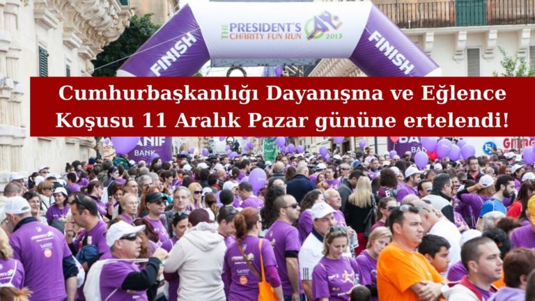 Başkanın Dayanışma Eğlence Koşusu 11 Aralık’a ertelendi!