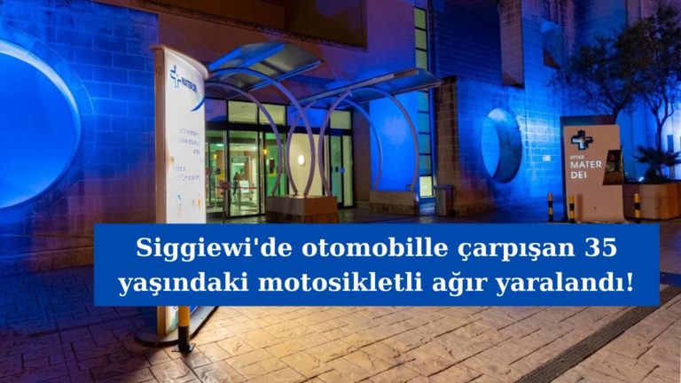 Otomobille çarpışan motosikletli ağır yaralandı!