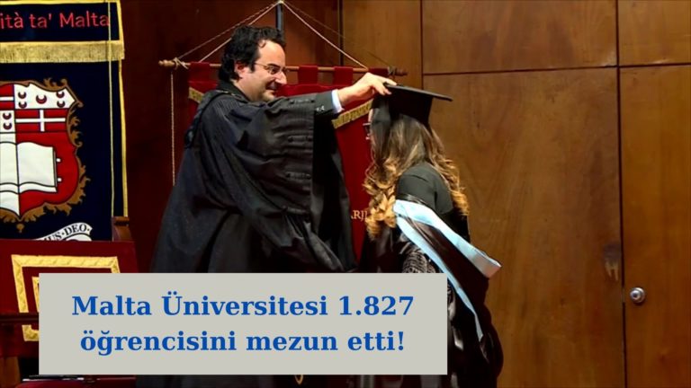 Malta Üniversitesi 1827 öğrencisini mezun etti!