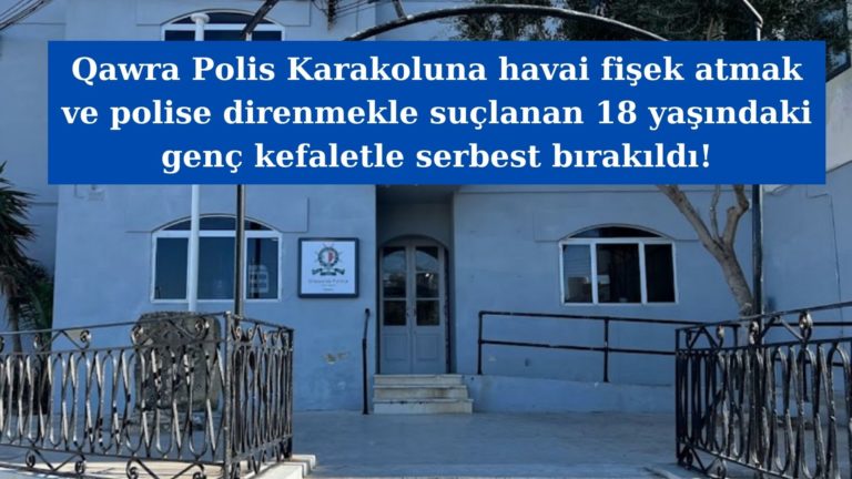 Karakola havai fişek atmakla suçlanan genç kefaletle serbest!