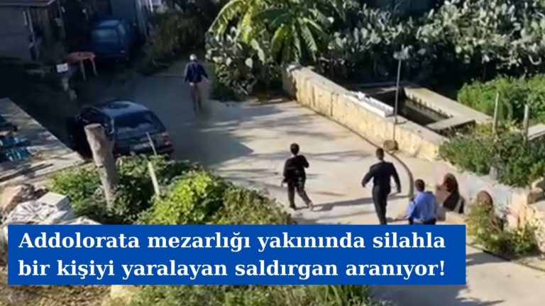 Addolorata mezarlığında silahlı saldırıda bir kişi yaralandı!