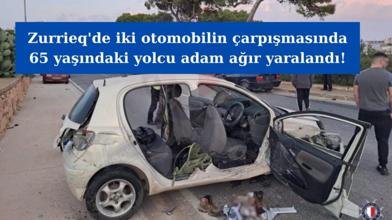 Zurrieq’de trafik kazasında birisi ağır iki yaralı!