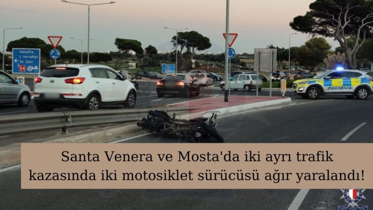 İki ayrı kazada iki motosikletli ağır yaralandı!