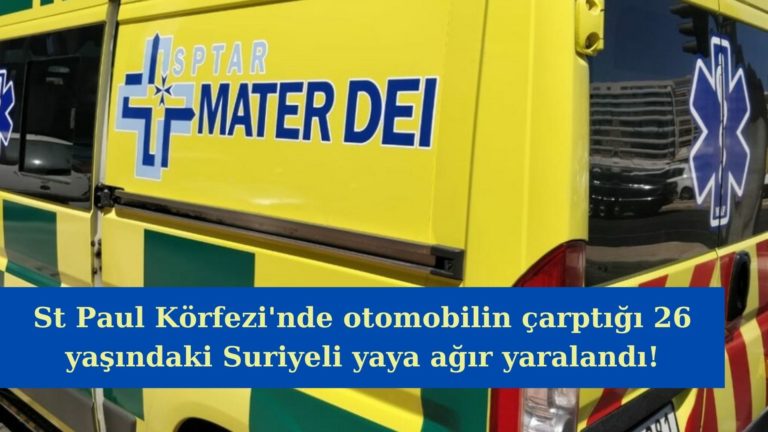 St Paul’de otomobilin çarptığı Suriyeli genç ağır yaralandı!