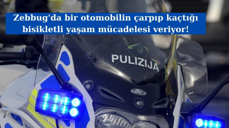 Otomobilin çarpıp kaçtığı bisikletli yaşam savaşı veriyor!