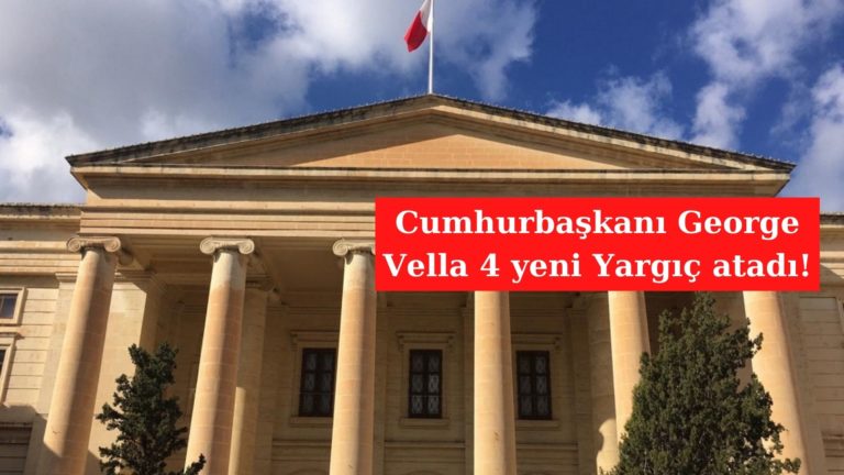 Cumhurbaşkanı Vella dört yeni Yargıç atadı!