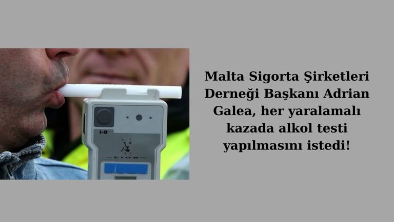 Sigorta şirketleri her ciddi kazada alkol testi yapılmasını istiyor!