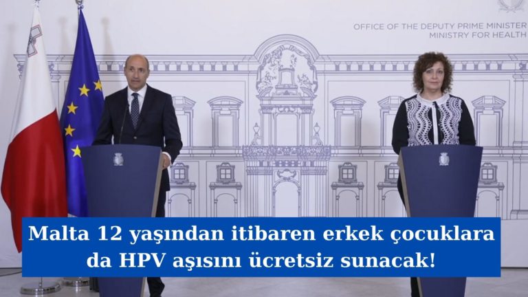 Malta’da erkek çocuklara 12 yaştan itibaren HPV aşısı sunulacak!