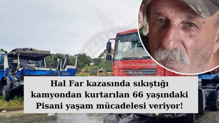 Hal Far kazasında kamyon şoförünün durumu kritik!