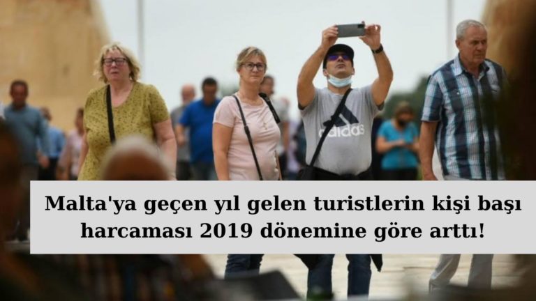 2022’de kişi başı turist harcaması 889 Euro oldu!