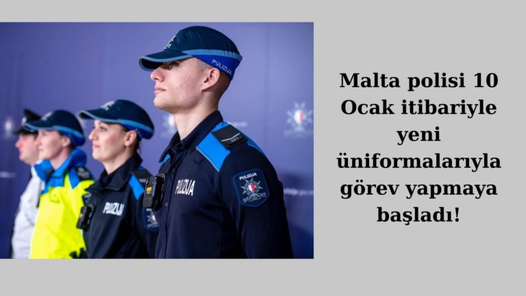 Malta polisi yeni üniformalarla göreve başladı!
