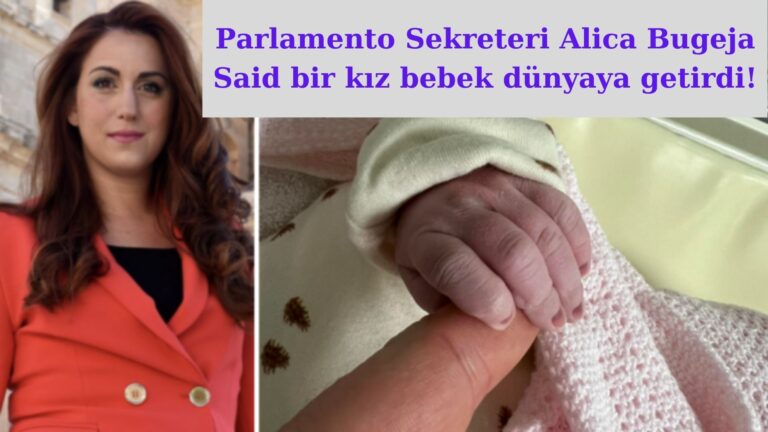 Parlamento Sekreteri Said bir kız bebek dünyaya getirdi!
