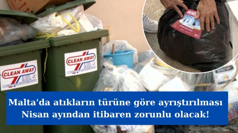 Atıkları ayrıştırma Nisan’dan itibaren zorunlu olacak!