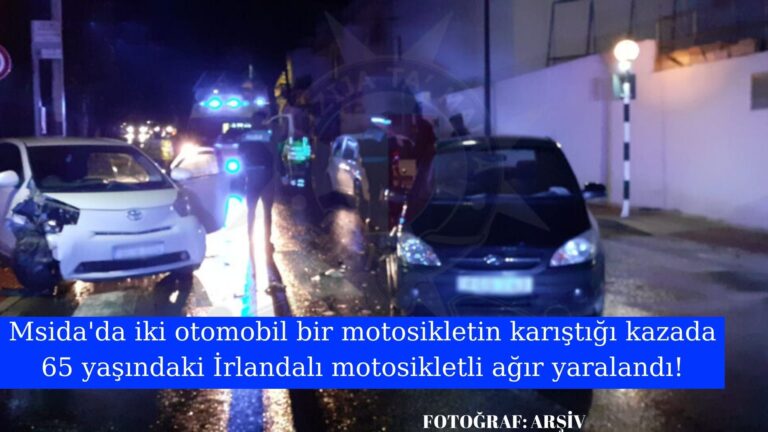 Üç aracın kazasında motosikletli ağır yaralandı!