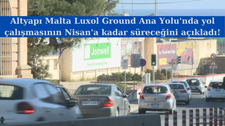 Luxol Ground Ana Yolu’nda çalışmalar Nisan’a kadar sürecek!