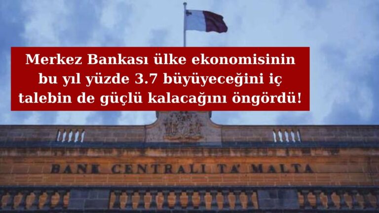 Merkez Bankası ekonominin yüzde 3.7 büyüyeceğini öngörüyor!