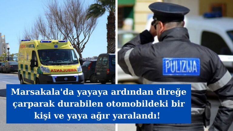 Marsaskala’da trafik kazasında ikisi ağır üç kişi yaralandı!