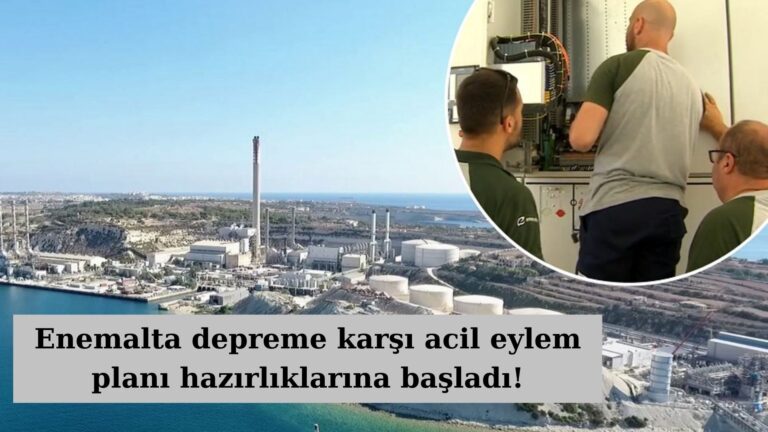 Enemalta depreme karşı acil durum planı hazırlıyor!