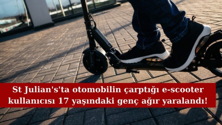 St Julian’s’ta 17 yaşındaki scooter sürücüsü ağır yaralandı!