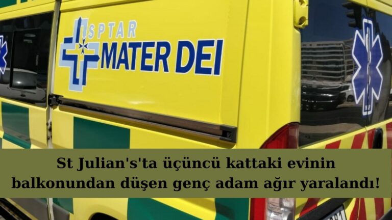 Üçüncü kattaki evinin balkonundan düşerek ağır yaralandı!