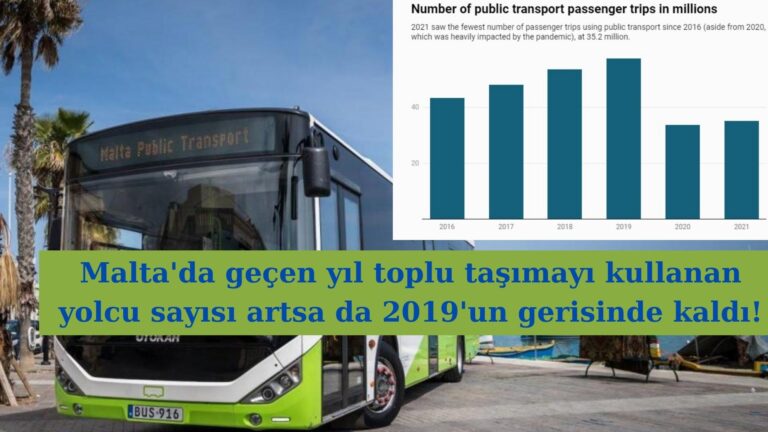 Malta toplu taşımada geçen yıl 35 milyon yolcuya ulaştı!