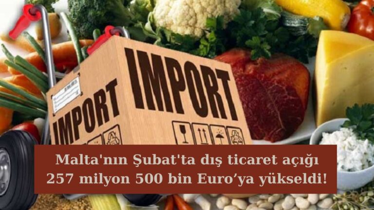 Malta’nın Şubat’ta ithalatı artarken ihracatı azaldı!