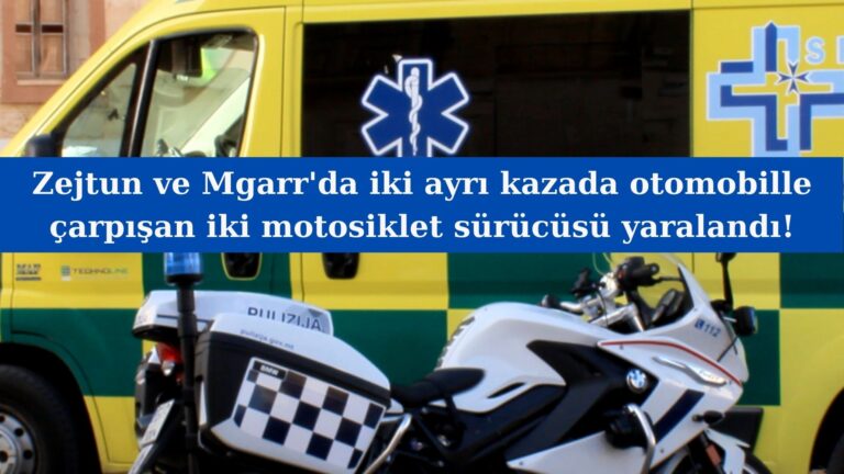 İki ayrı kazada iki motosiklet sürücüsü yaralandı!