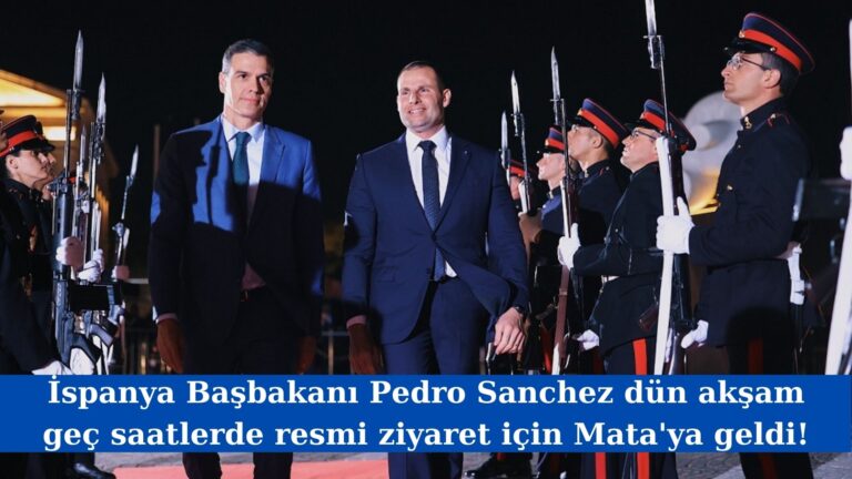 İspanya Başbakanı Pedro Sanchez resmi ziyaret için Malta’da