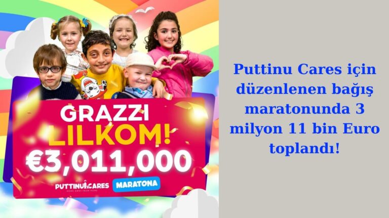 Puttinu Cares için bağış maratonunda 3 milyon Euro toplandı!
