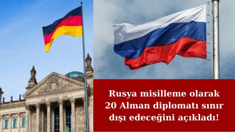 Rusya misilleme olarak Alman diplomatları sınır dışı ediyor!