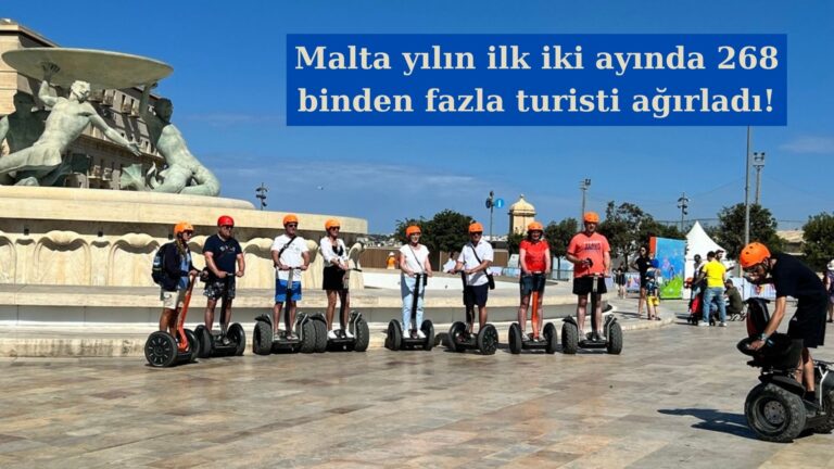Malta yılın ilk iki ayında 268 bin turist ağırladı!