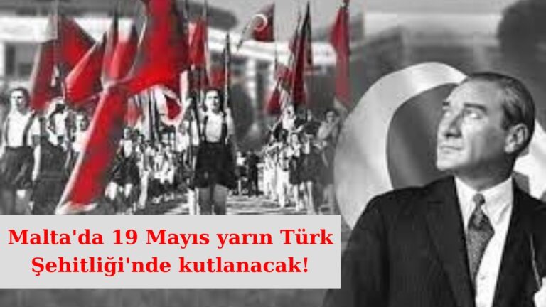 Malta’da 19 Mayıs Türk şehitliğinde kutlanacak!