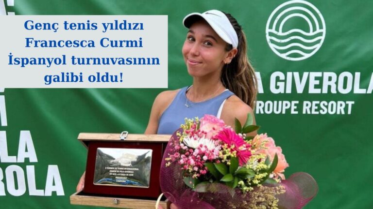 Maltalı tenis yıldızı Francesca Curmi İspanyol turnuvasını kazandı!