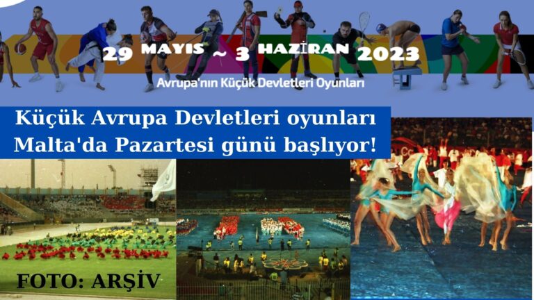 Küçük Avrupa Devletleri oyunları Pazartesi açılışını yapıyor!