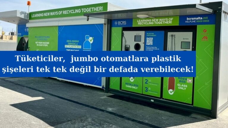 Tüketiciler jumbo otomatlarda şişeleri tek tek değil bir defada verebilecek!